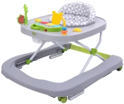 4Baby Walk 'n Push Grey Loopstoel 7039