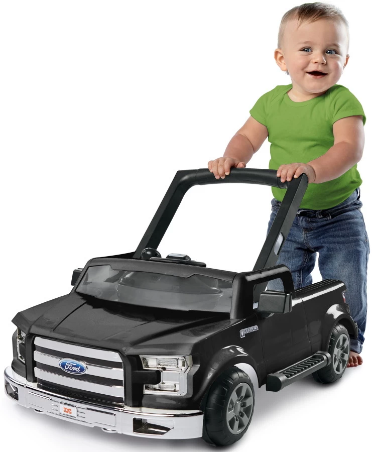 Bright Starts Ford F-150 Agate Zwart 3-in-1 Loopstoel En Loopwagen K12861 - Afbeelding 3