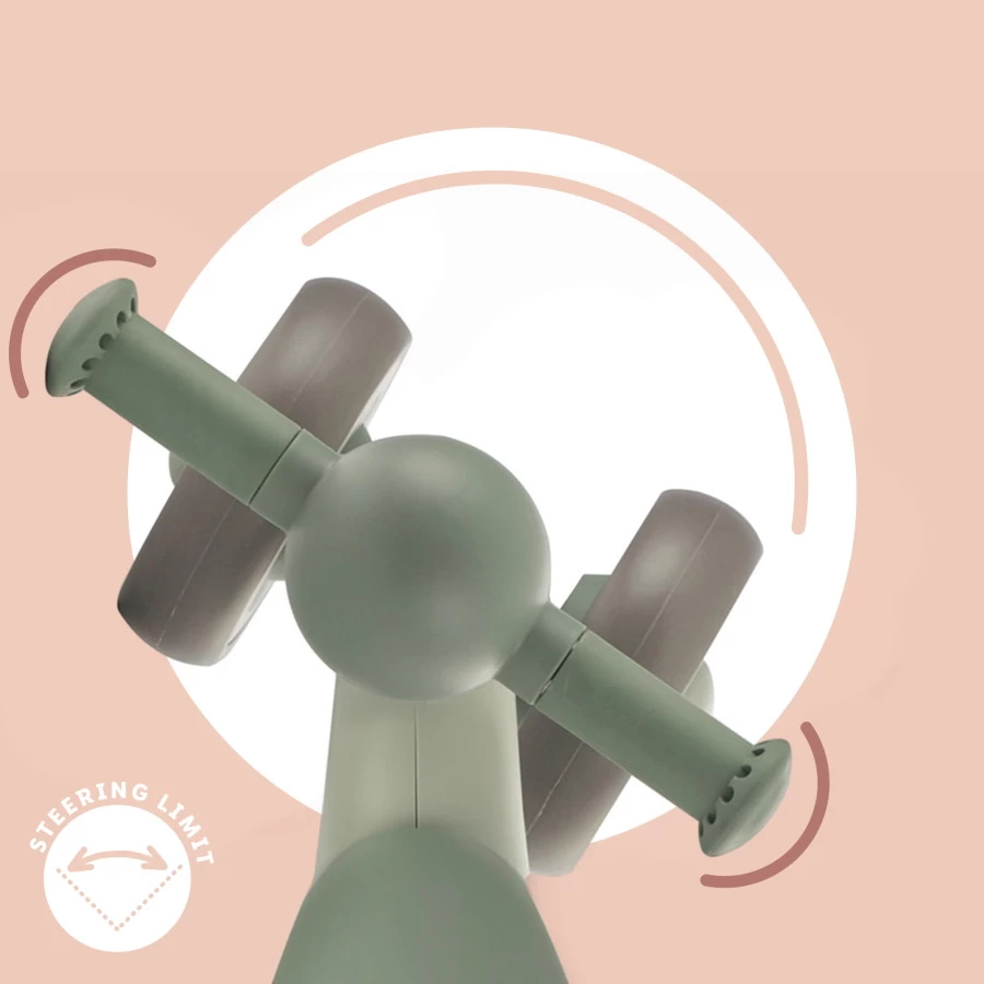 Kinderkraft Minibi Leaf Green Loopfiets KRMIBI00GRE0000 - Afbeelding 5