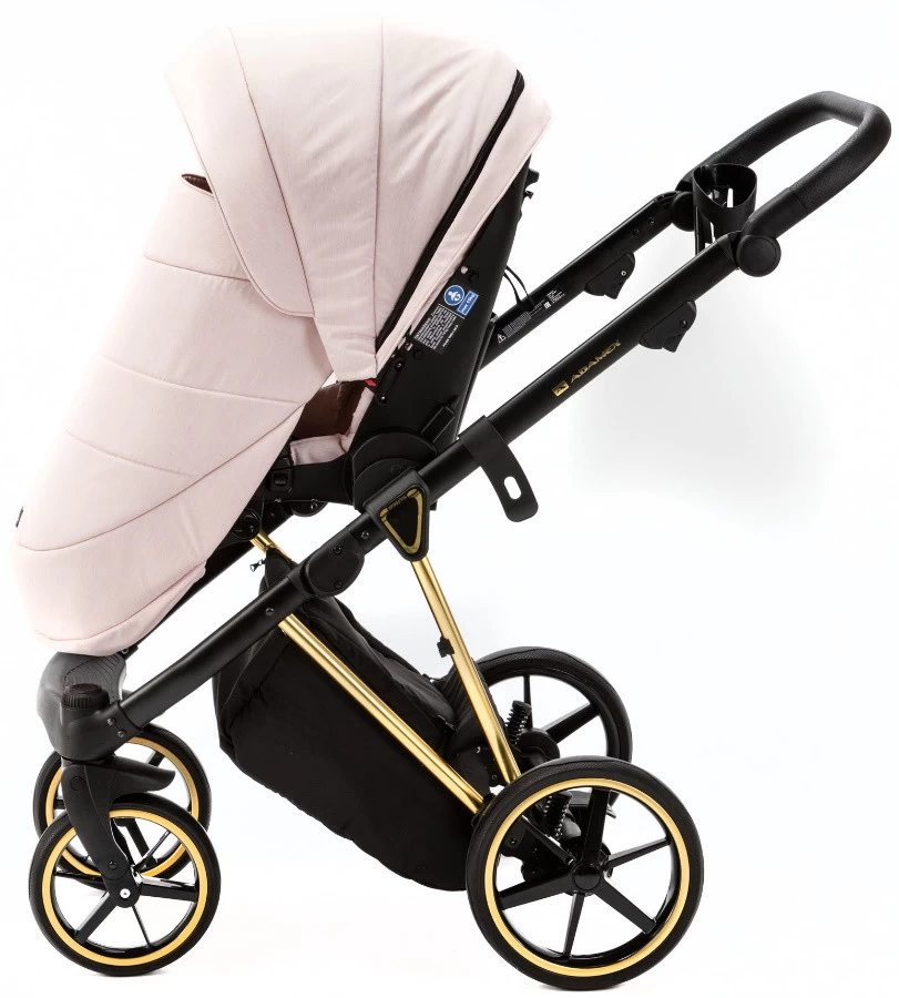 Adamex Belissa Special Edition Pink/Gold 2-in-1 Kinderwagen PS-540 - Afbeelding 7