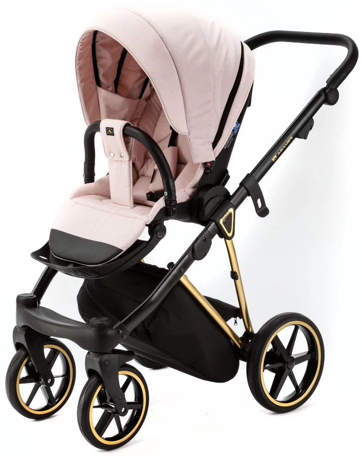 Adamex Belissa Special Edition Pink/Gold 2-in-1 Kinderwagen PS-540 - Afbeelding 6