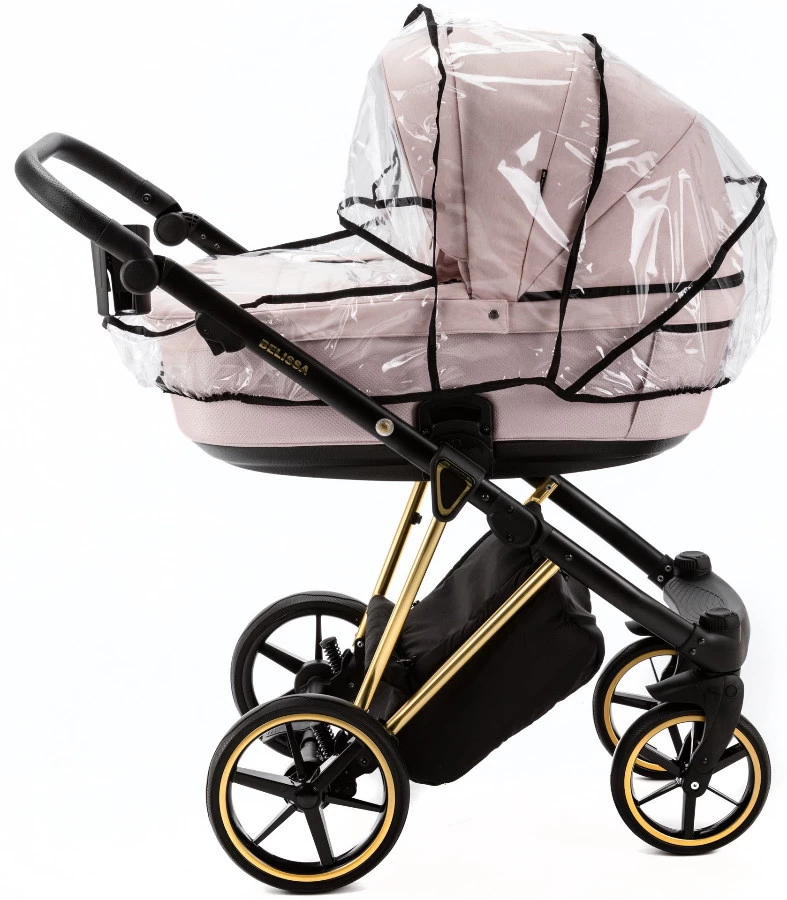 Adamex Belissa Special Edition Pink/Gold 2-in-1 Kinderwagen PS-540 - Afbeelding 10