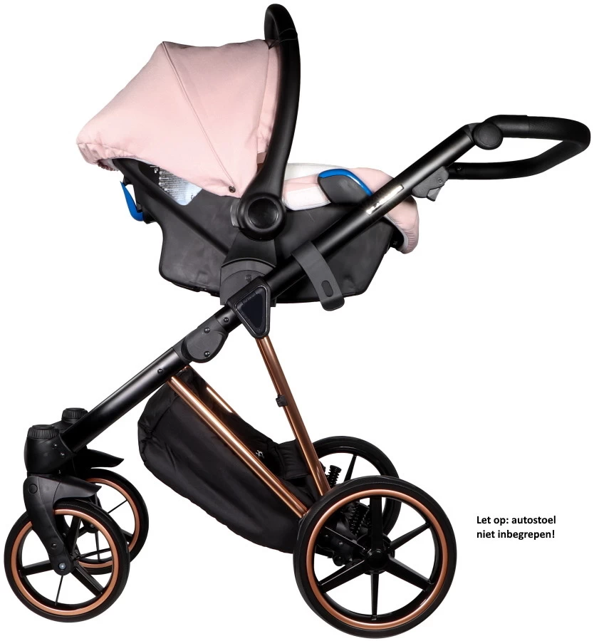 Adamex Belissa Special Edition Pink/Gold 2-in-1 Kinderwagen PS-540 - Afbeelding 13