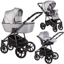 Baby Merc La Noche Limited Light Grey 3-in-1 Kinderwagen Incl. Autostoel LNL/LNL07/SCE