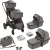 Babygo Duo Grey Tandem Kinderwagen 7801