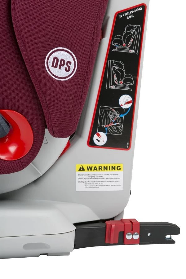 Babygo Sira Bordeaux Isofix Autostoel 9-36 Kg 3751 - Afbeelding 10