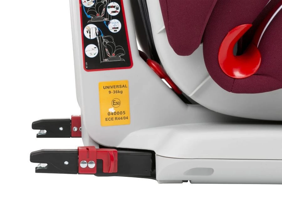 Babygo Sira Bordeaux Isofix Autostoel 9-36 Kg 3751 - Afbeelding 11