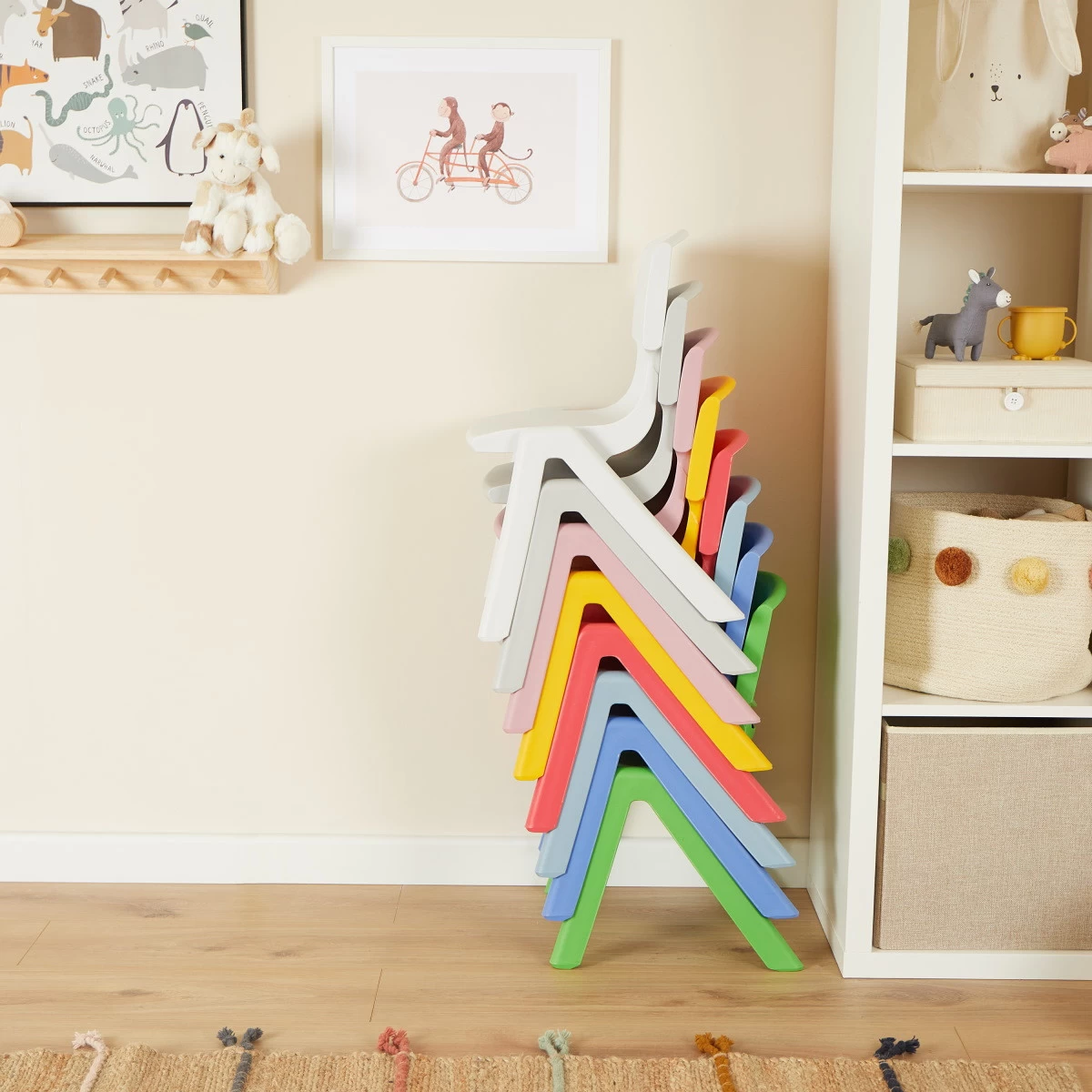 Bieco Trend Blauw Kunststof Kinderstoeltje 04201806 - Afbeelding 7