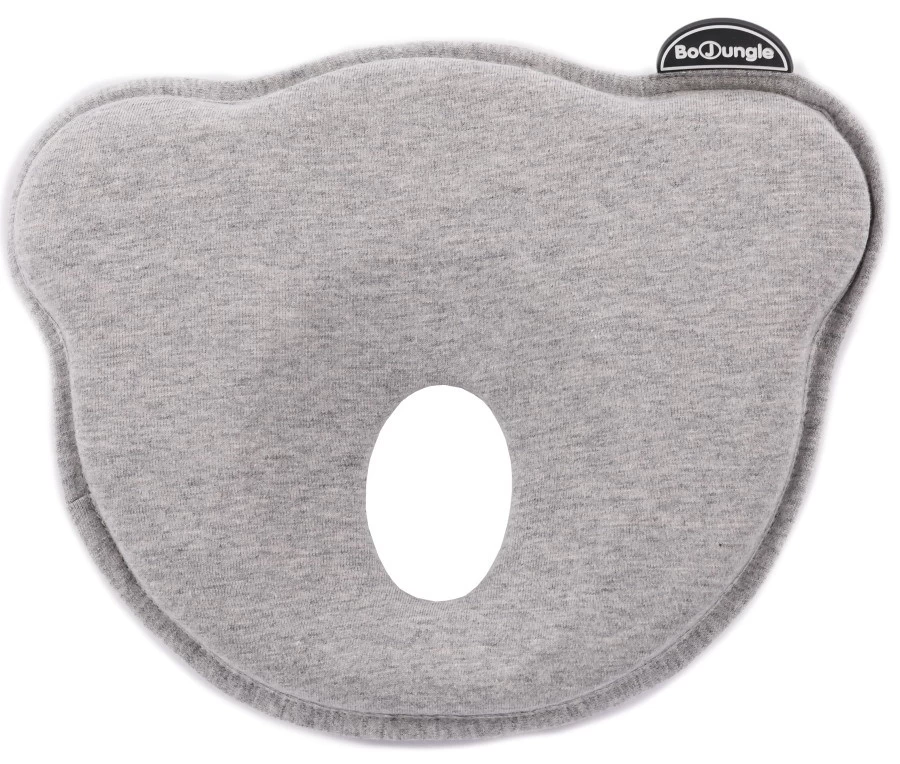 Bo Jungle B-Cosy Jersey Grijs Ergonomisch Hoofdkussentje B800310