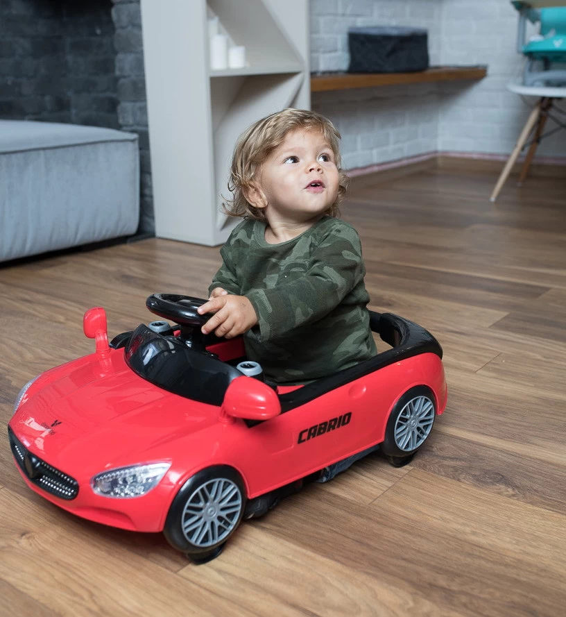 Cangaroo Cabrio Grey 2-in-1 Loopstoel En Loopwagen - Afbeelding 5