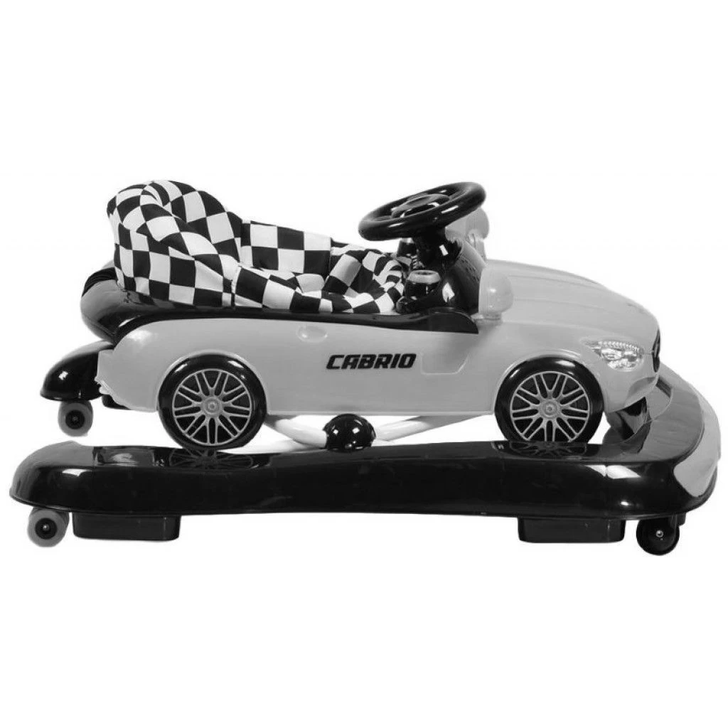 Cangaroo Cabrio Grey 2-in-1 Loopstoel En Loopwagen - Afbeelding 2