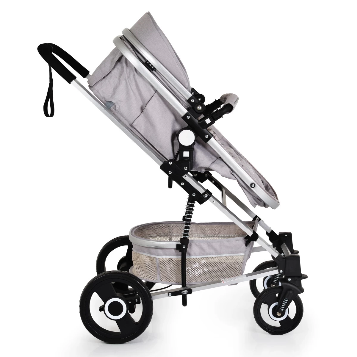 Cangaroo Gigi Light Grey 3-in-1 Combi Kinderwagen Incl. Autostoel - Afbeelding 10