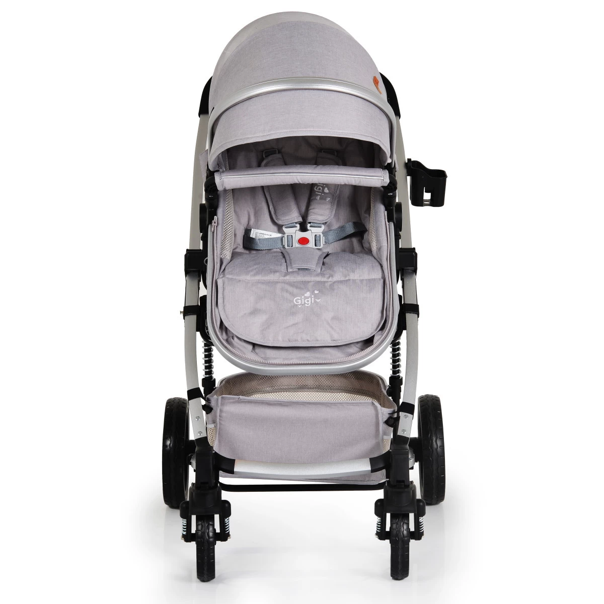Cangaroo Gigi Light Grey 3-in-1 Combi Kinderwagen Incl. Autostoel - Afbeelding 14