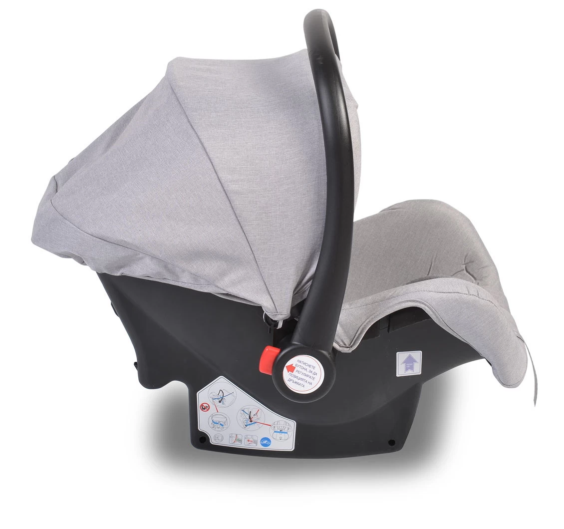 Cangaroo Gigi Light Grey 3-in-1 Combi Kinderwagen Incl. Autostoel - Afbeelding 19