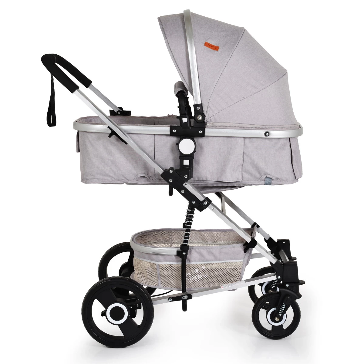 Cangaroo Gigi Light Grey 3-in-1 Combi Kinderwagen Incl. Autostoel - Afbeelding 2