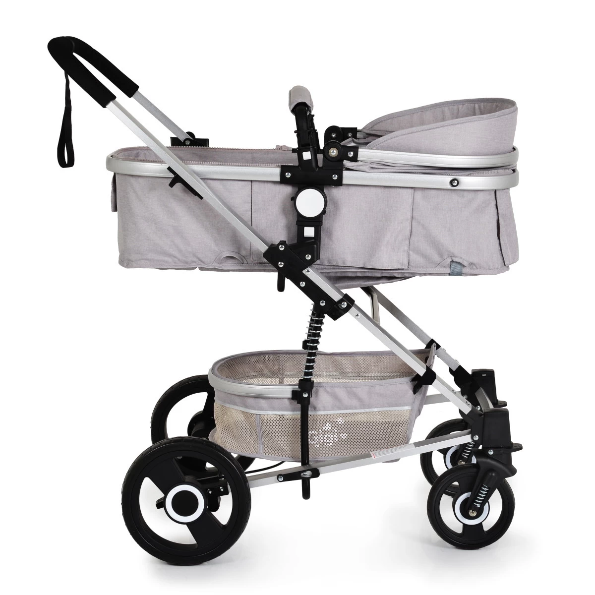 Cangaroo Gigi Light Grey 3-in-1 Combi Kinderwagen Incl. Autostoel - Afbeelding 4