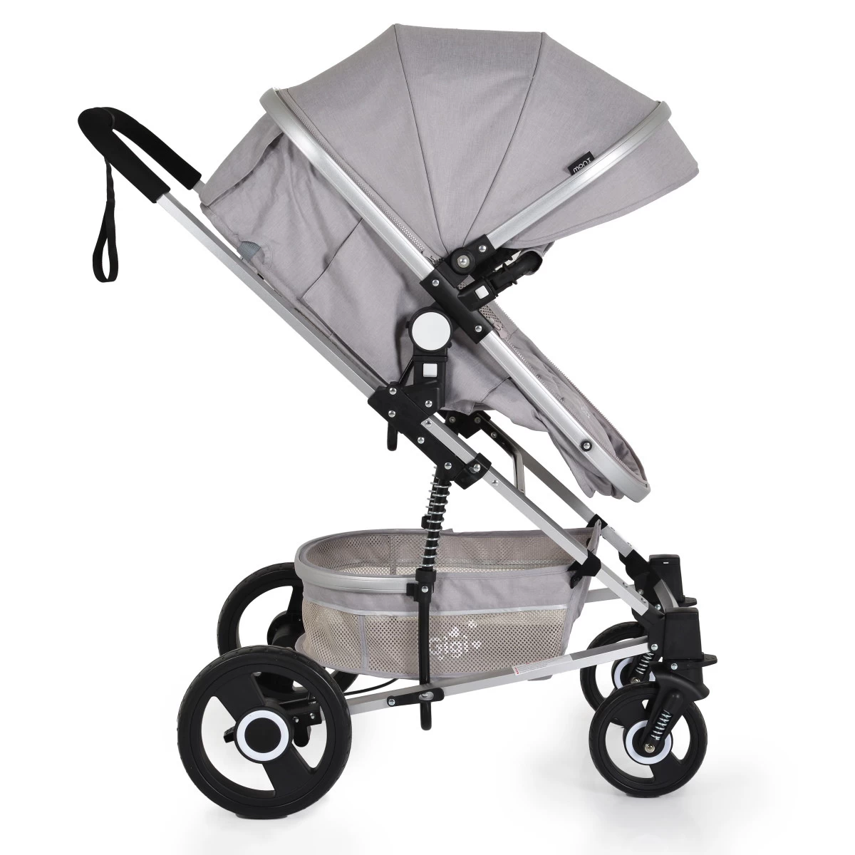 Cangaroo Gigi Light Grey 3-in-1 Combi Kinderwagen Incl. Autostoel - Afbeelding 8