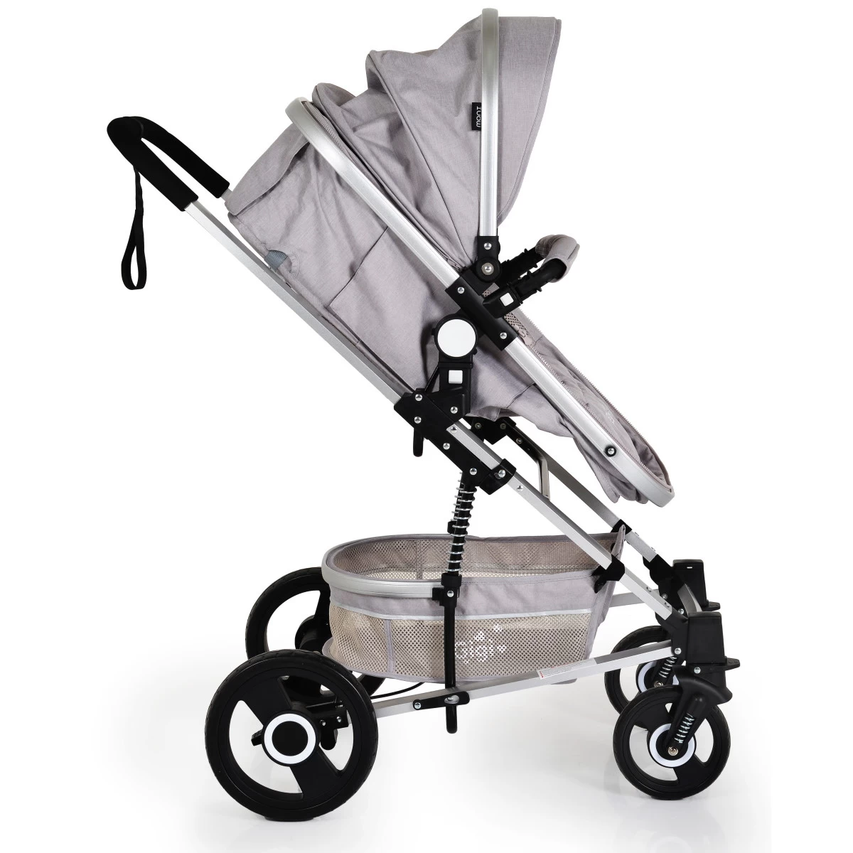 Cangaroo Gigi Light Grey 3-in-1 Combi Kinderwagen Incl. Autostoel - Afbeelding 9