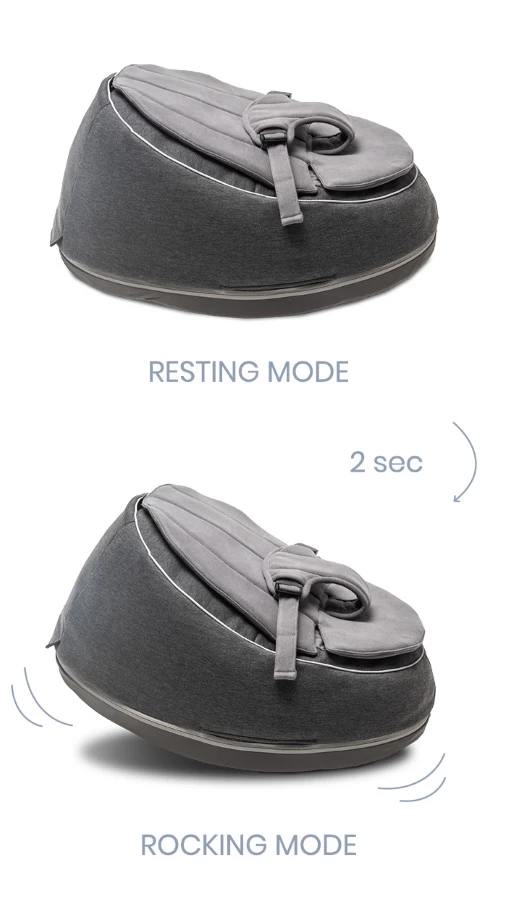 Doomoo Seat'n Swing Grijs Zitzak 02 - Afbeelding 4