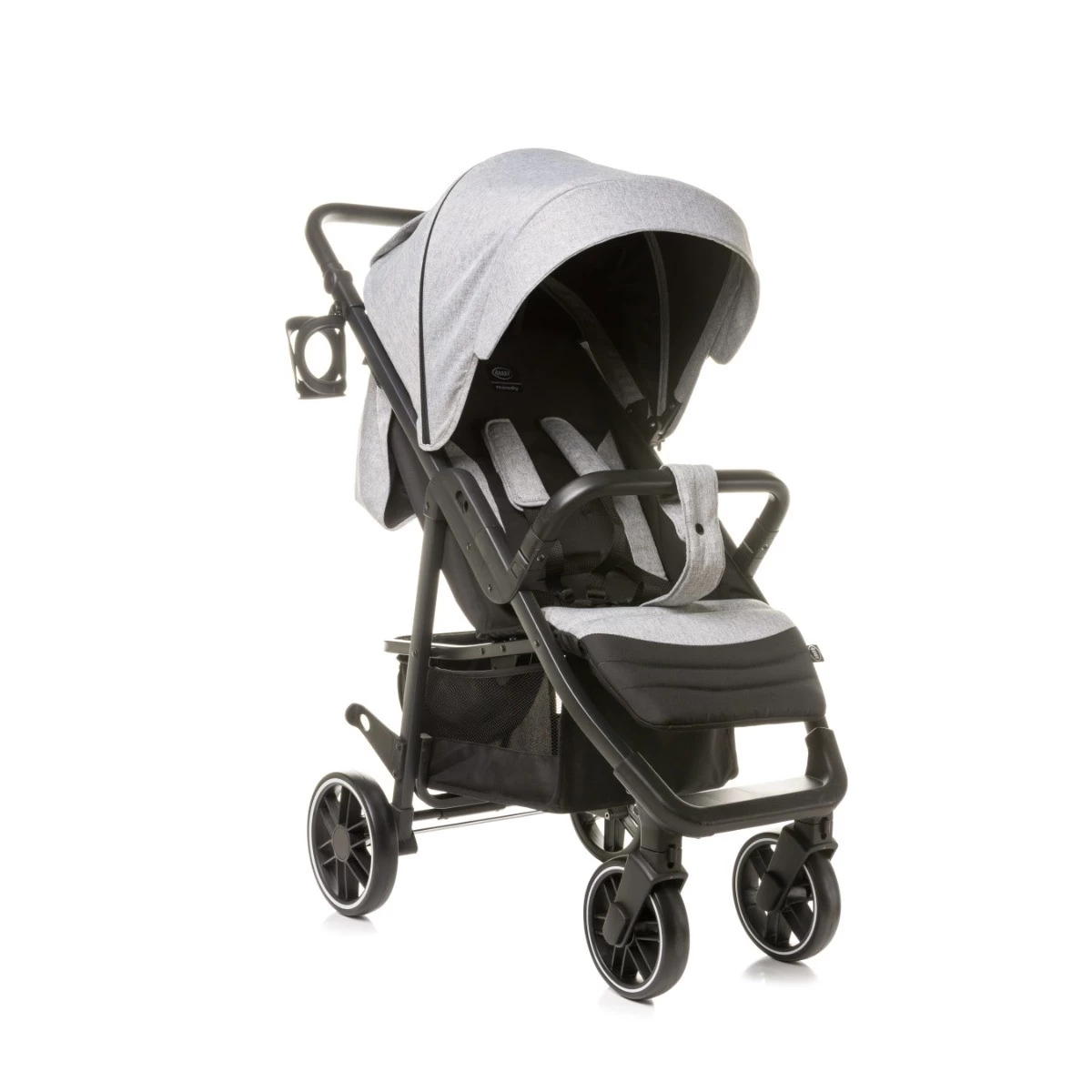 4Baby Moody XXII Grey Wandelwagen Incl. Beenkap - Afbeelding 3