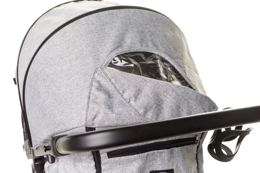 4Baby Moody XXII Grey Wandelwagen Incl. Beenkap - Afbeelding 7