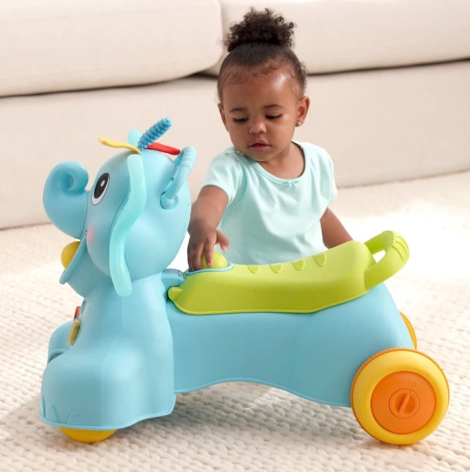 Infantino Sensory Ollie 3-in-1 Olifant Loopwagen BK-217023 - Afbeelding 9