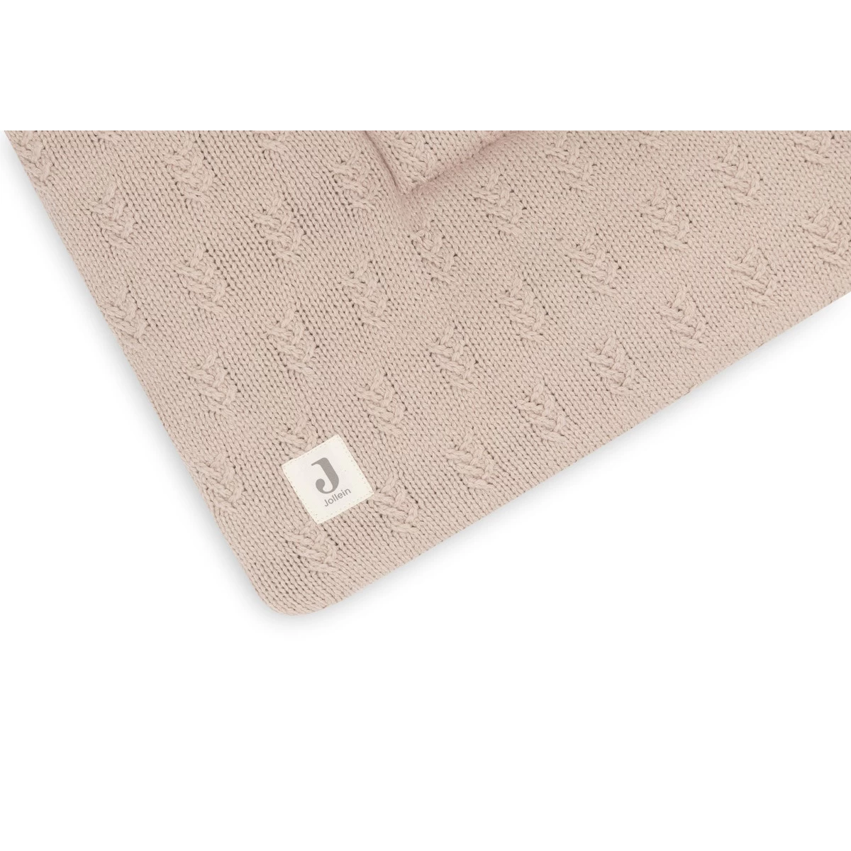 Jollein Grain Knit Wild Rose 75 X 95 Cm Boxkleed 017-512-67065 - Afbeelding 4