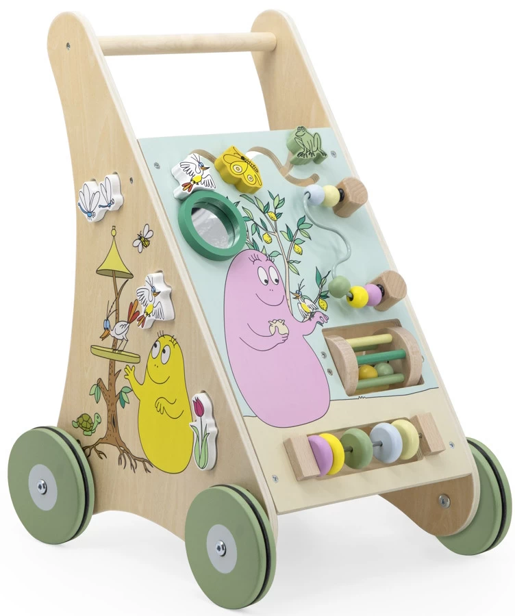 Label Label Barbapapa Houten Activiteiten Loopwagen LLBB-35830 - Afbeelding 2