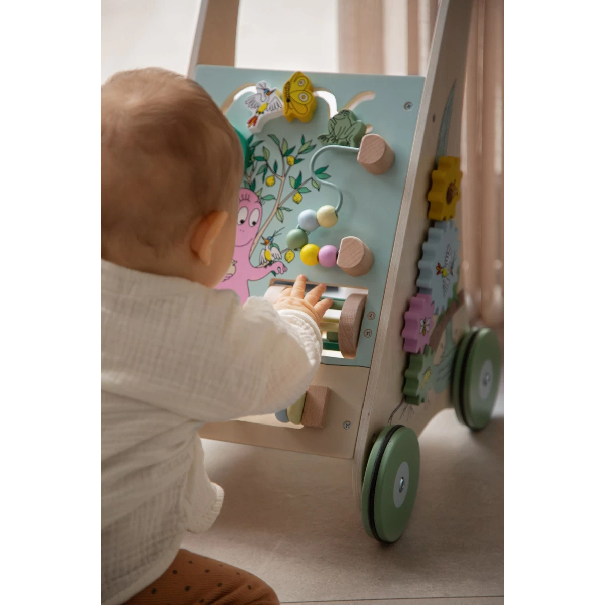 Label Label Barbapapa Houten Activiteiten Loopwagen LLBB-35830 - Afbeelding 6