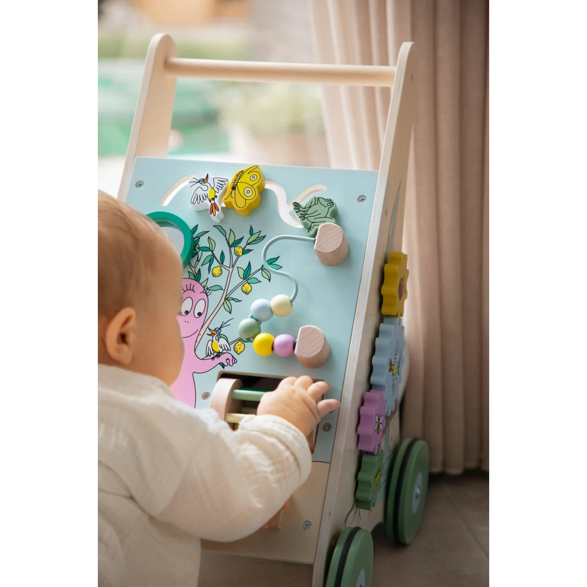 Label Label Barbapapa Houten Activiteiten Loopwagen LLBB-35830 - Afbeelding 4