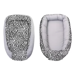 MamaLoes Amy Panter Grijs Omkeerbaar Babynest 84719