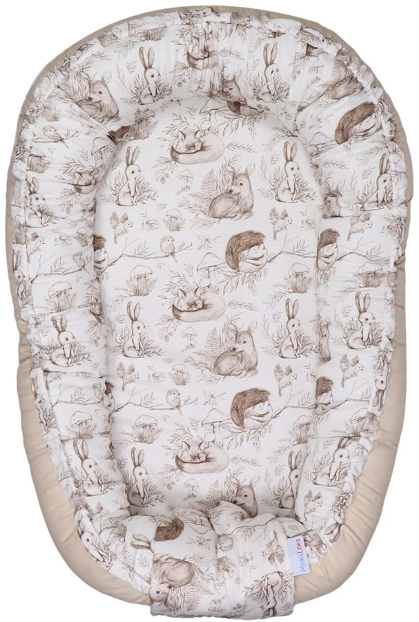 MamaLoes Bos Dieren Omkeerbaar Babynest ML020117 - Afbeelding 2
