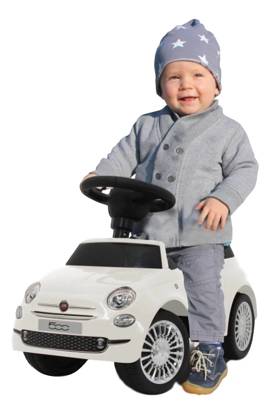 Eco Toys Fiat 500 Wit Loopauto HZ8620 - Afbeelding 6