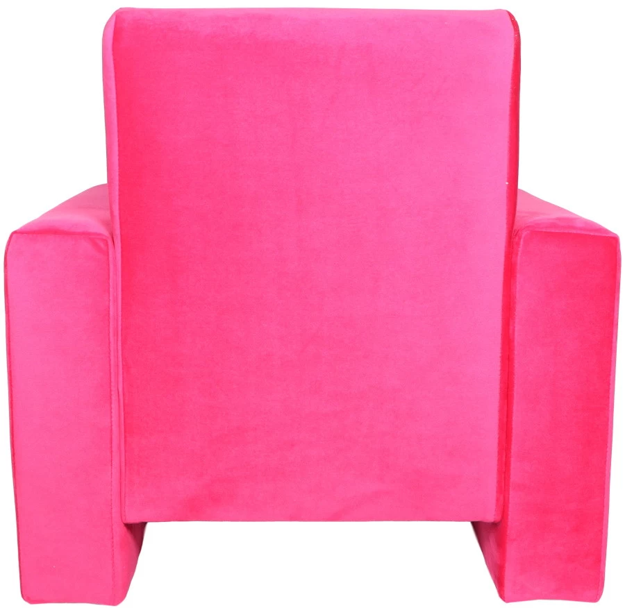 Ding Jamie Velvet Roze Kinderfauteuil DI-34206 - Afbeelding 3