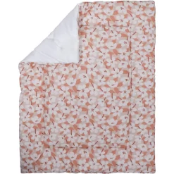 MamaLoes Nougat Bloemen 80 X 100 Cm Omkeerbaar Boxkleed ML020233