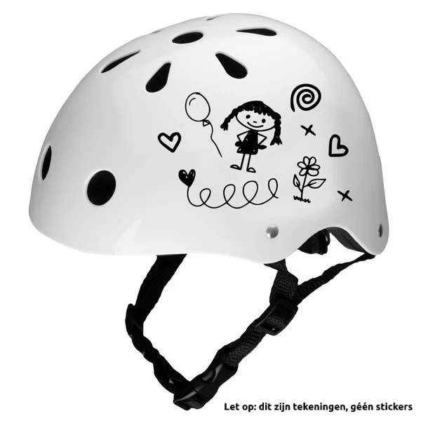 Momi Mimi White 47-58 Cm Kinderhelm ROBI00018 - Afbeelding 4