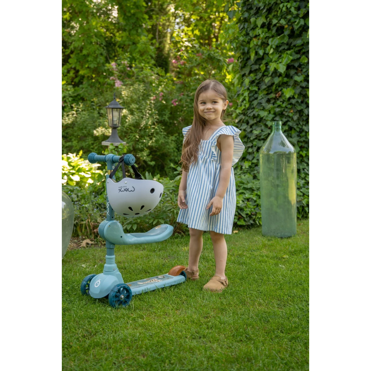 Momi Kiuru Blue 2-in-1 Step/Loopfiets HUBA00036 - Afbeelding 14