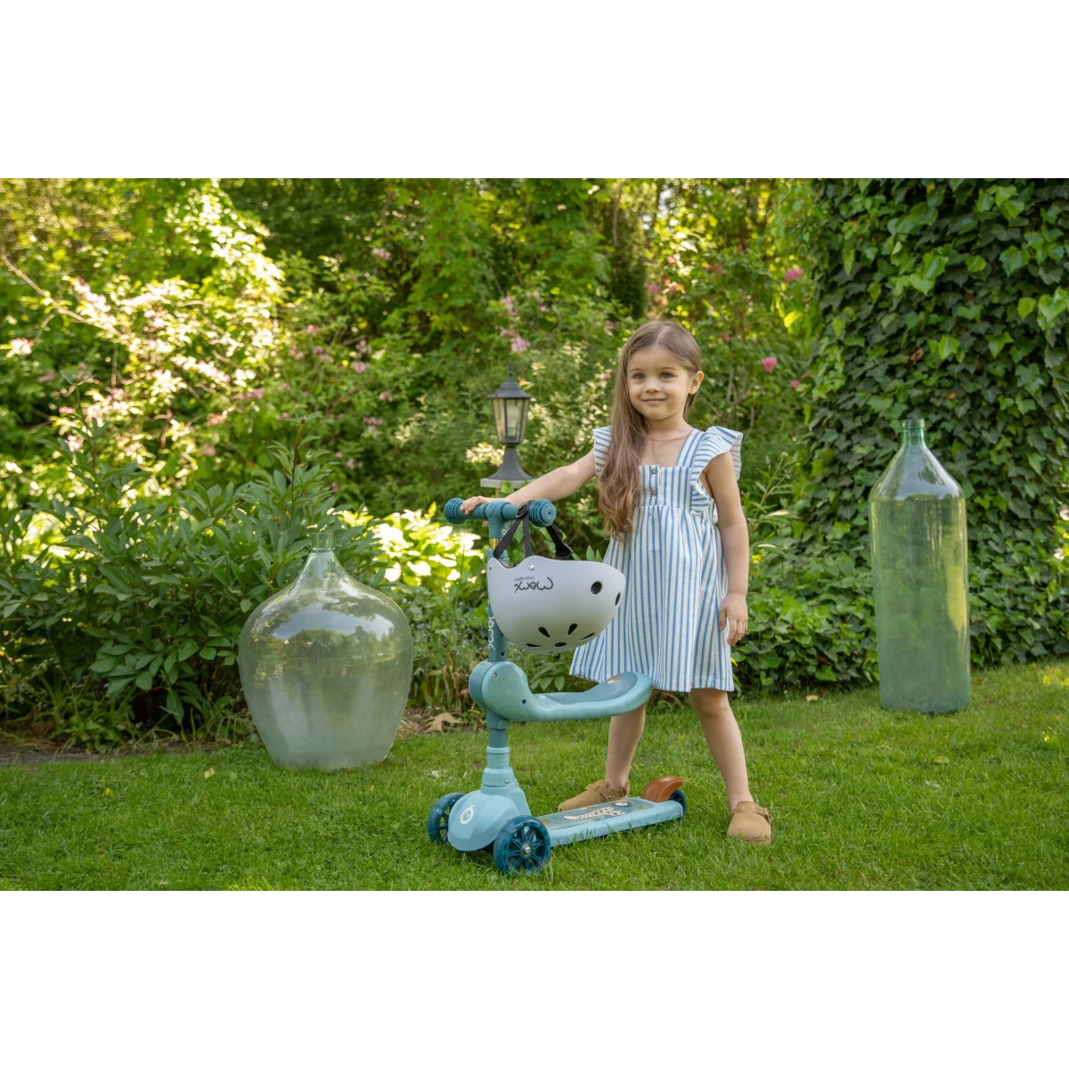 Momi Kiuru Blue 2-in-1 Step/Loopfiets HUBA00036 - Afbeelding 15