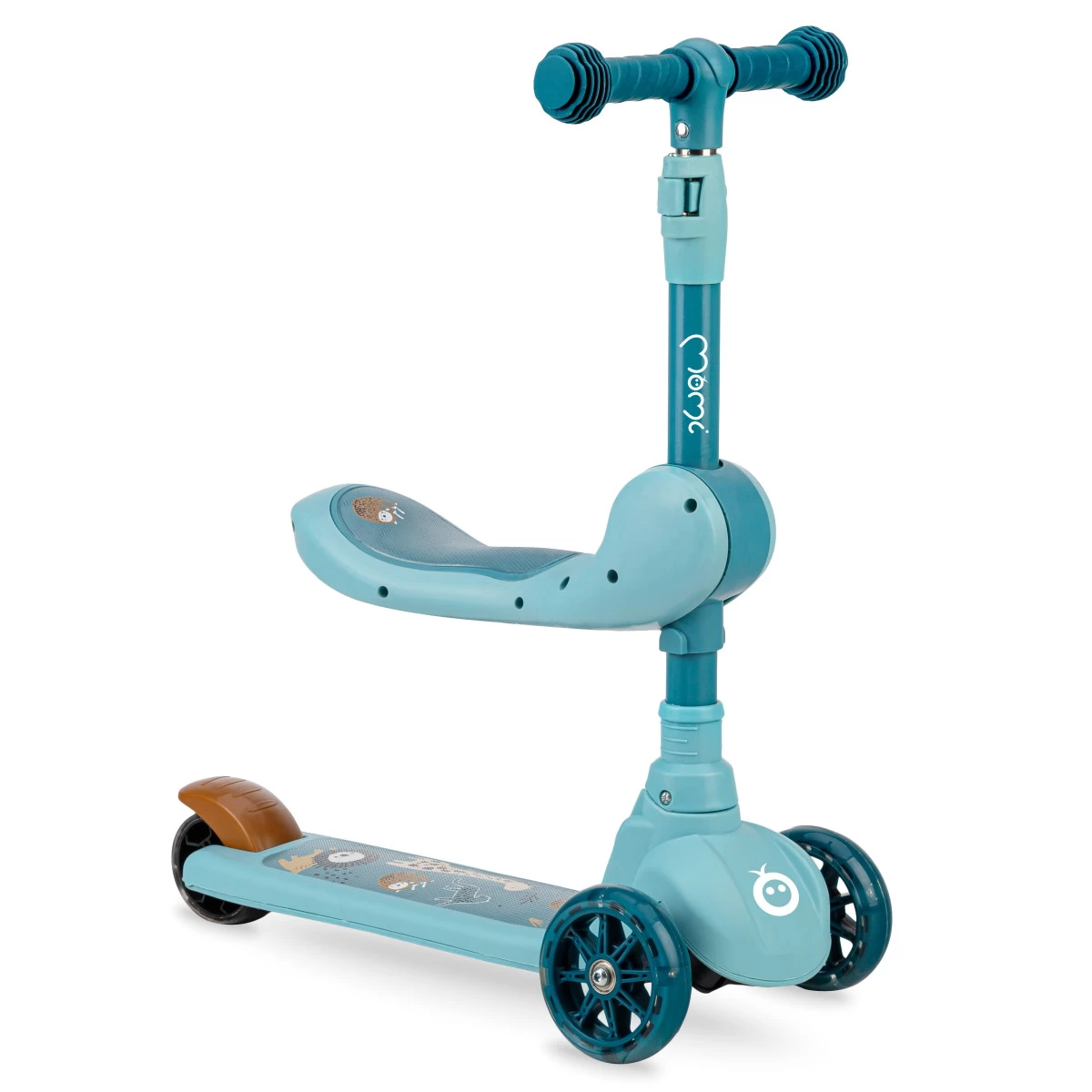 Momi Kiuru Blue 2-in-1 Step/Loopfiets HUBA00036 - Afbeelding 2