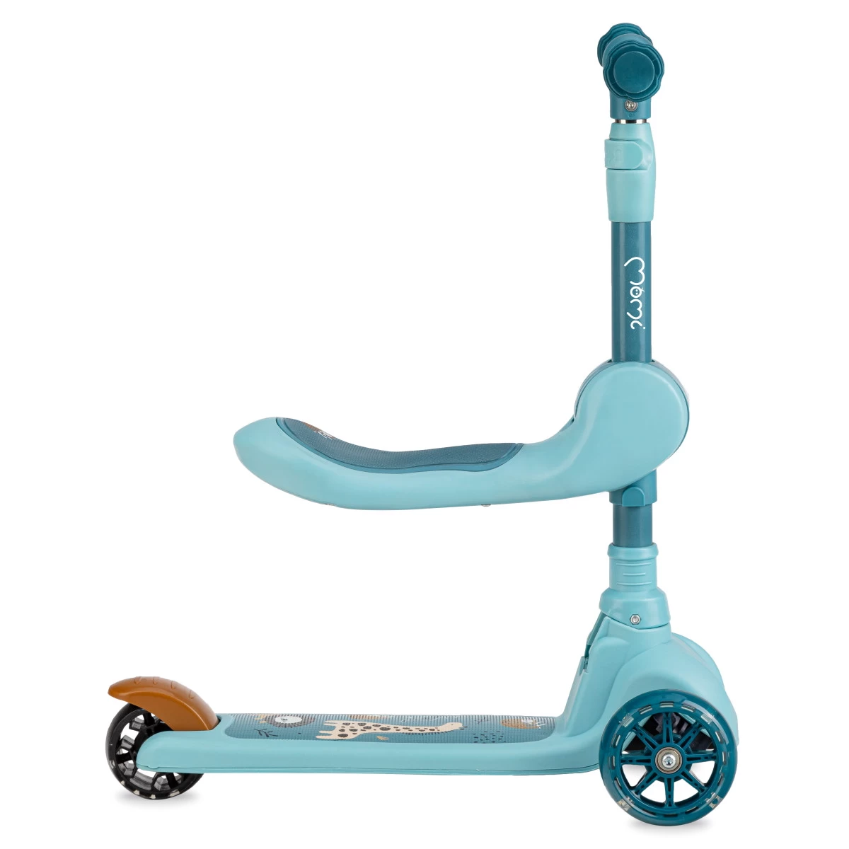 Momi Kiuru Blue 2-in-1 Step/Loopfiets HUBA00036 - Afbeelding 4