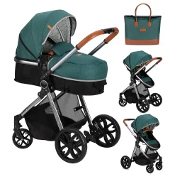 Momi Limuru Green 2-in-1 Combi Kinderwagen WOSP00028