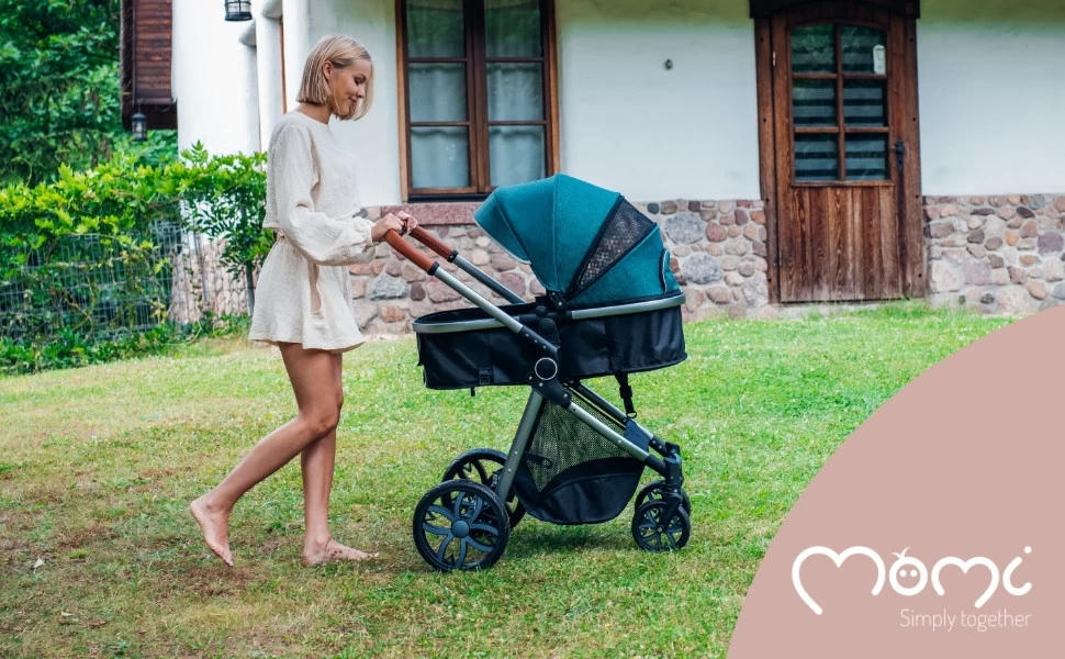 Momi Limuru Green 2-in-1 Combi Kinderwagen WOSP00028 - Afbeelding 16