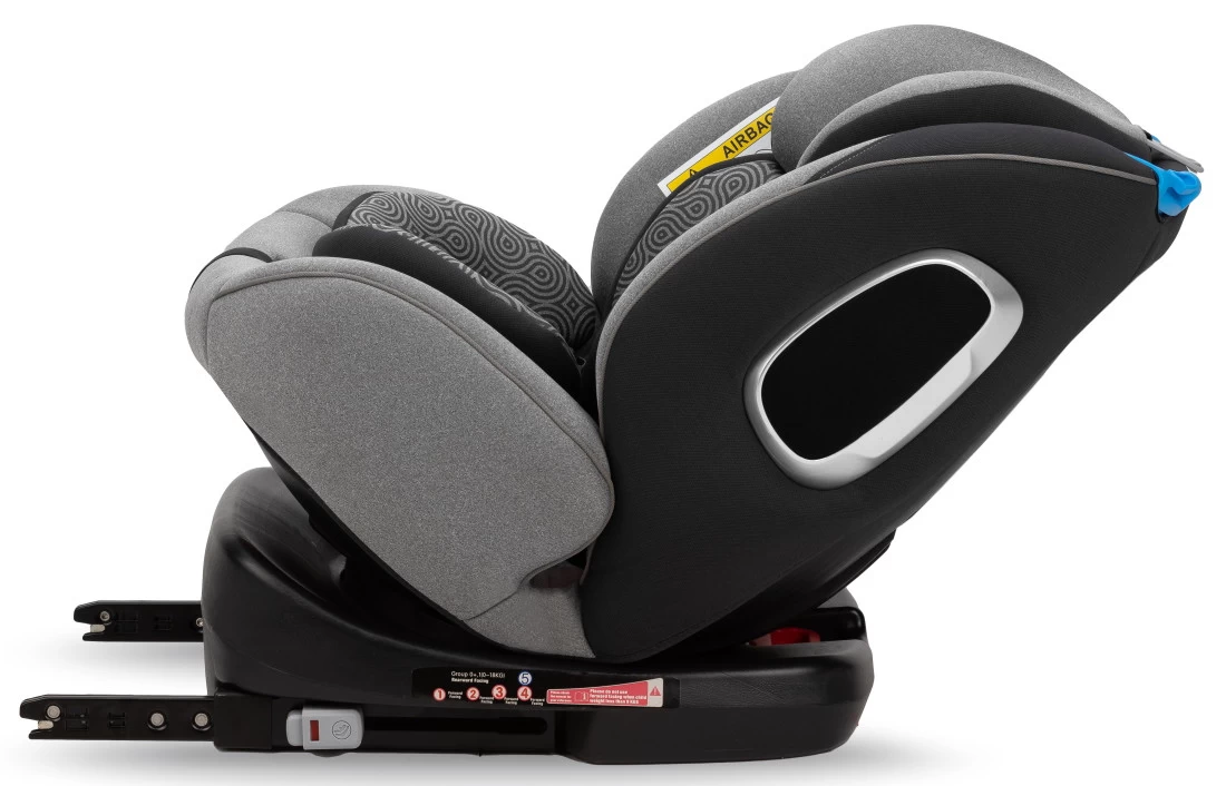 Momi Tordi Grijs Isofix 360° 0-36 Kg Autostoel FOSA00017 - Afbeelding 3