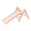 Luna Toys Roze Houten Klimrek Met Glijbaan LU-36974
