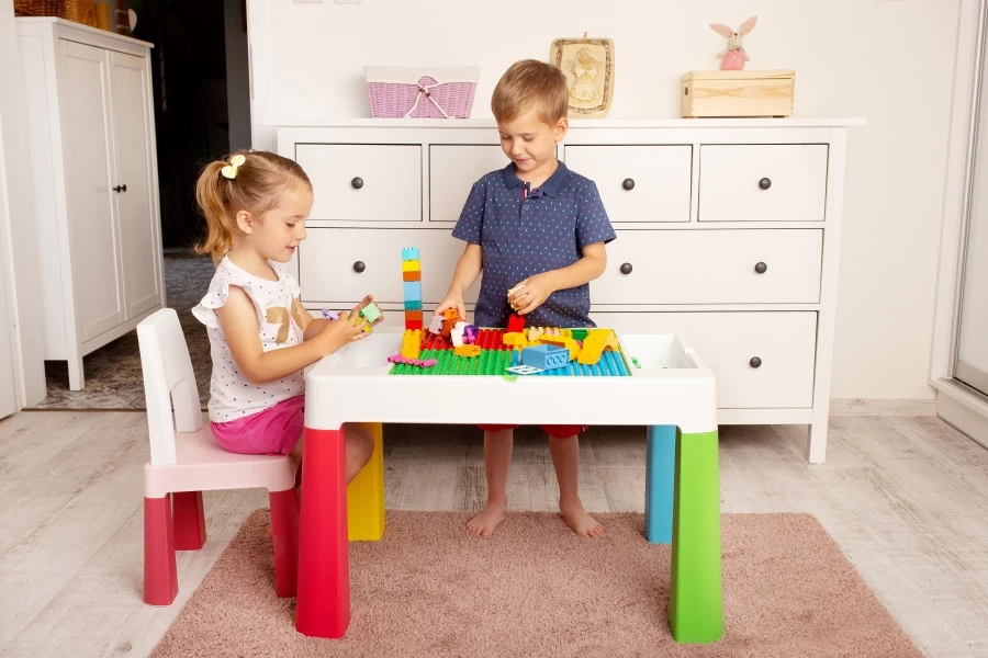 Tega Baby Grijs 3-in-1 Tafel Met Stoeltje MF-001-106 - Afbeelding 3