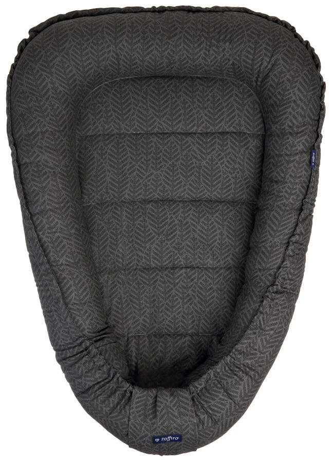 Zaffiro Graphite Leaves Babynest 0985
