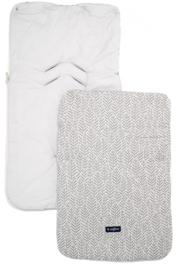 Zaffiro Grey Leaves Basic 5-in-1 Voetenzak 7572 - Afbeelding 2