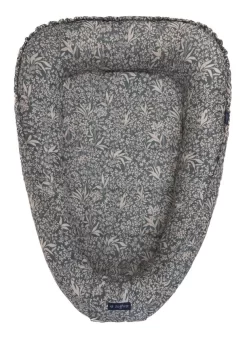 Zaffiro Organic Grey Katoen Babynest